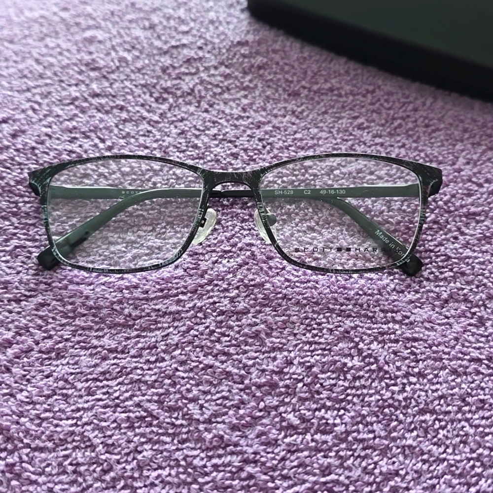 Scott Harris reading glasses frames case new 49 16 130